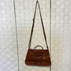 Faux Leather Crossbody Bag,‎ Laser Cut, Ring Handles, Adjustable Strap